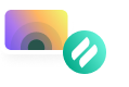 A screen icon with a colorful gradient and the Ditto logo, representing company branding or display connectivity.