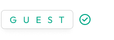 A GUEST access label with a checkmark, indicating verified guest access or authentication.