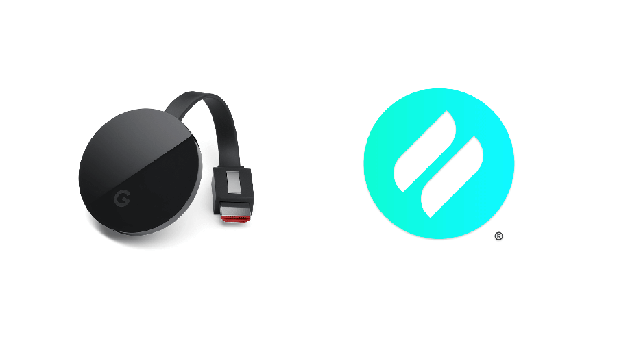 Ditto logo and Chromecast device