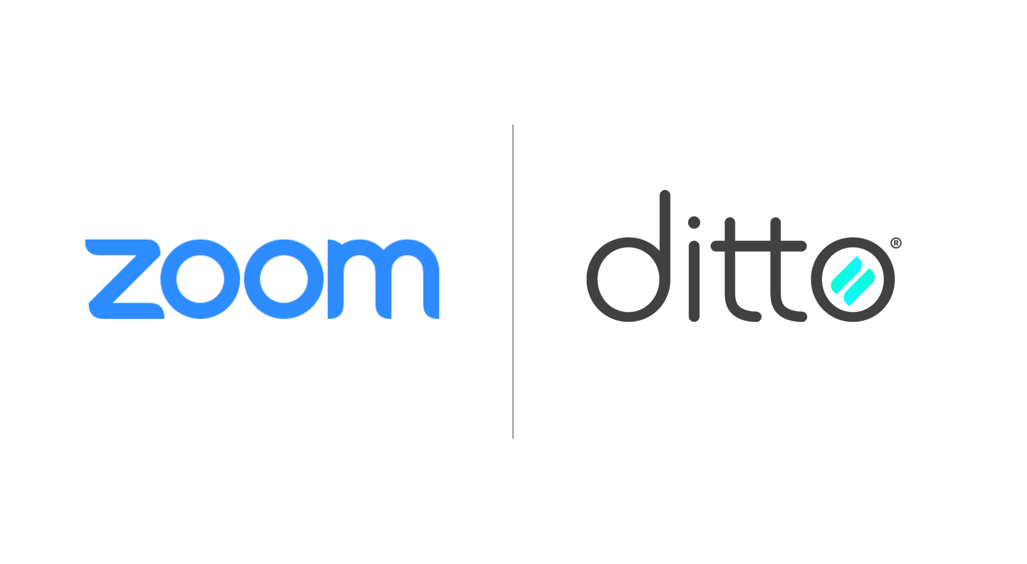 Ditto and Zoom logos