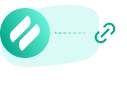 Ditto logo attached to chain link