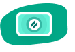 Illustrated digital sign showing Ditto logo