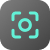 dark icon with rectangle emphasizing circle