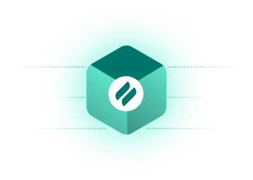 Ditto logo over green 3d box