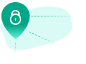 pin with lock icon