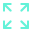 Four arrows aligned in a square all pointing to a different corner illustrating expansion