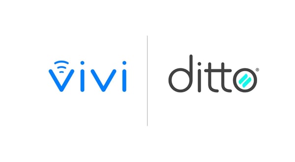 Ditto and Vivi logos side by side