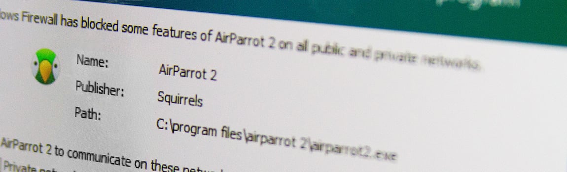 Click Allow in Windows Firewall alert