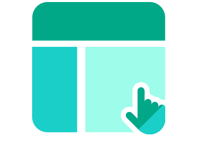 Digital signage template icon