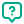 Talk bubble with question mark icon