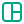 box separated into several areas icon