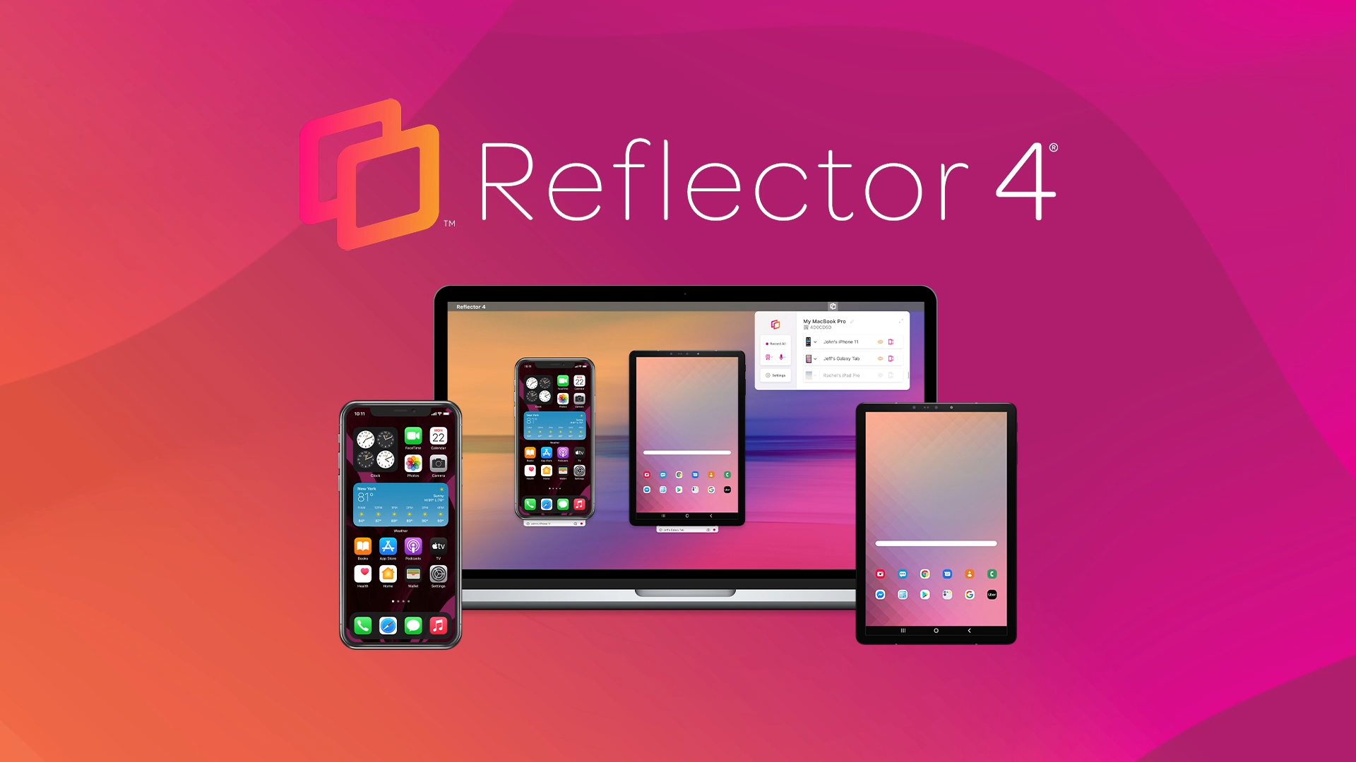Reflector 4 | Screen mirror Android, iOS & Chrome OS to a bigger screen