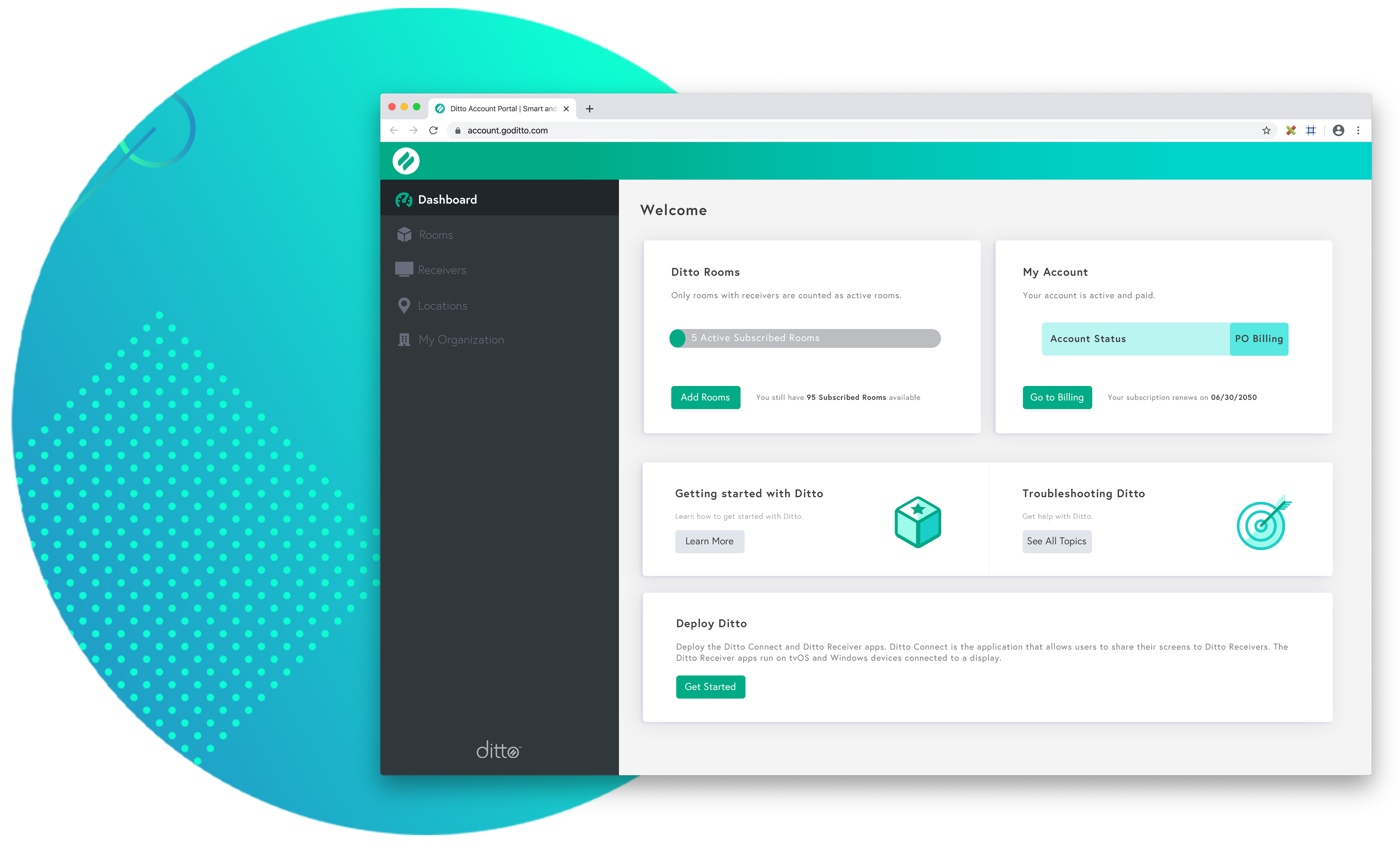 Ditto Account Portal