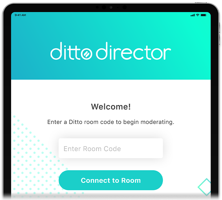 Ditto Director App UI